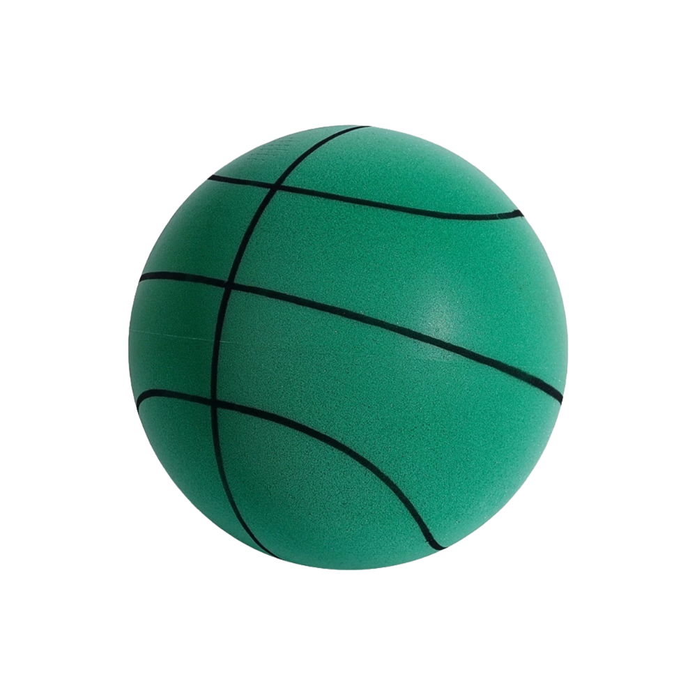 Farvesjov lydløs basketball

 -Grøn/24 cm/9,4 tommer - Ozerty