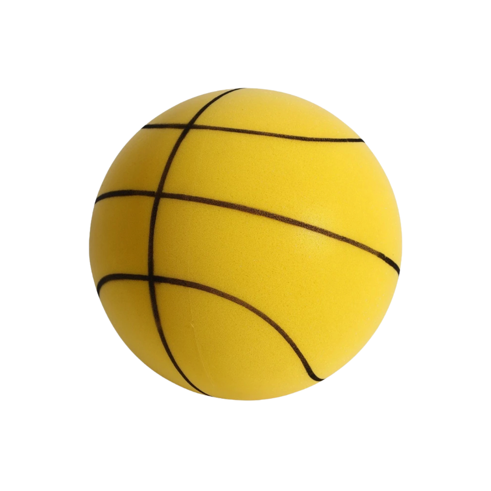 Farvesjov lydløs basketball

 -Gul/24 cm/9,4 tommer - Ozerty