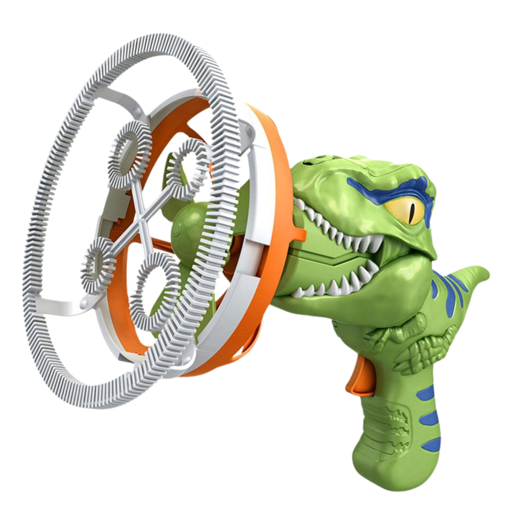 Farverig Dinosaur-sæbeboblemaskine

 -Grøn - Ozerty