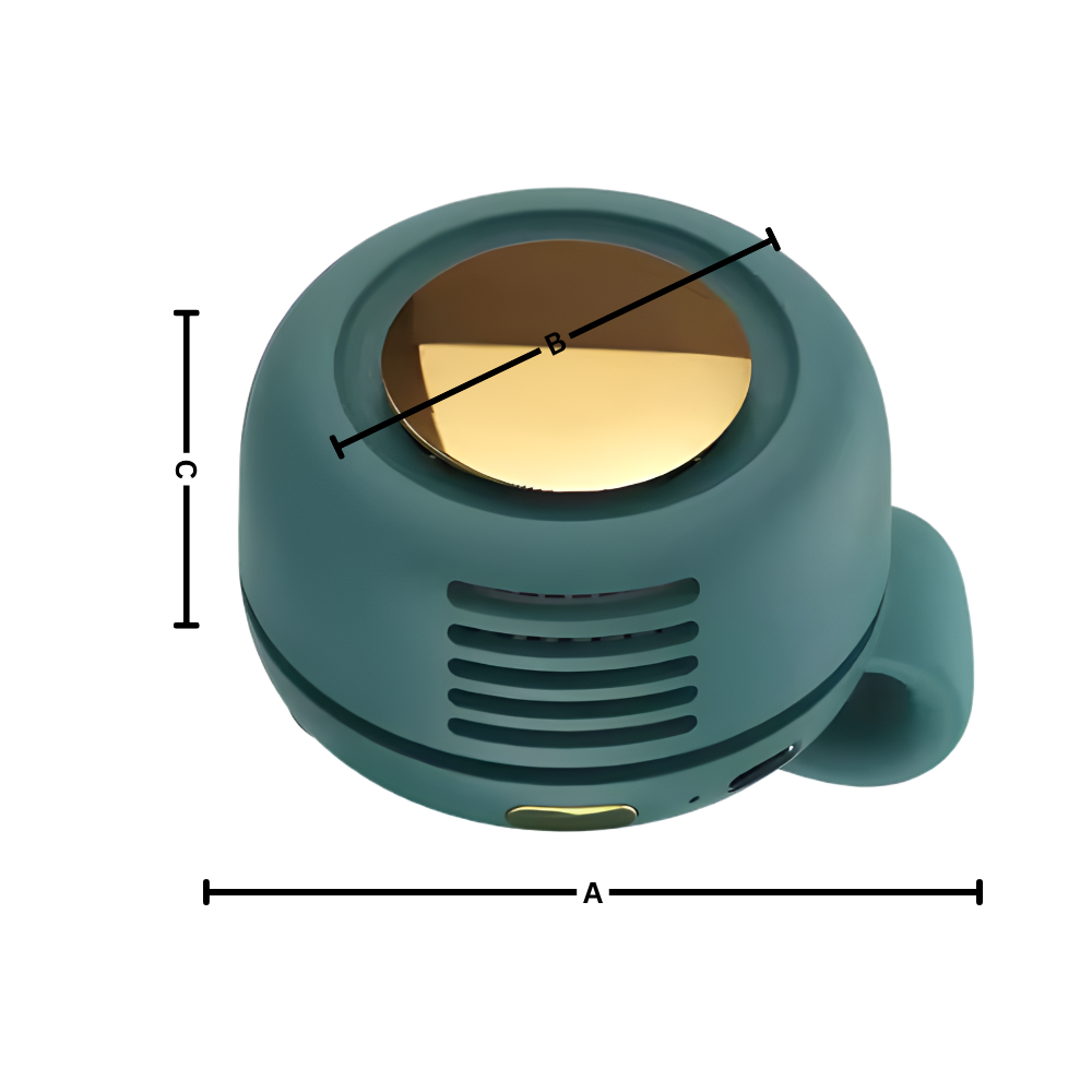 Diskret 360° clip-on ventilator - Ozerty