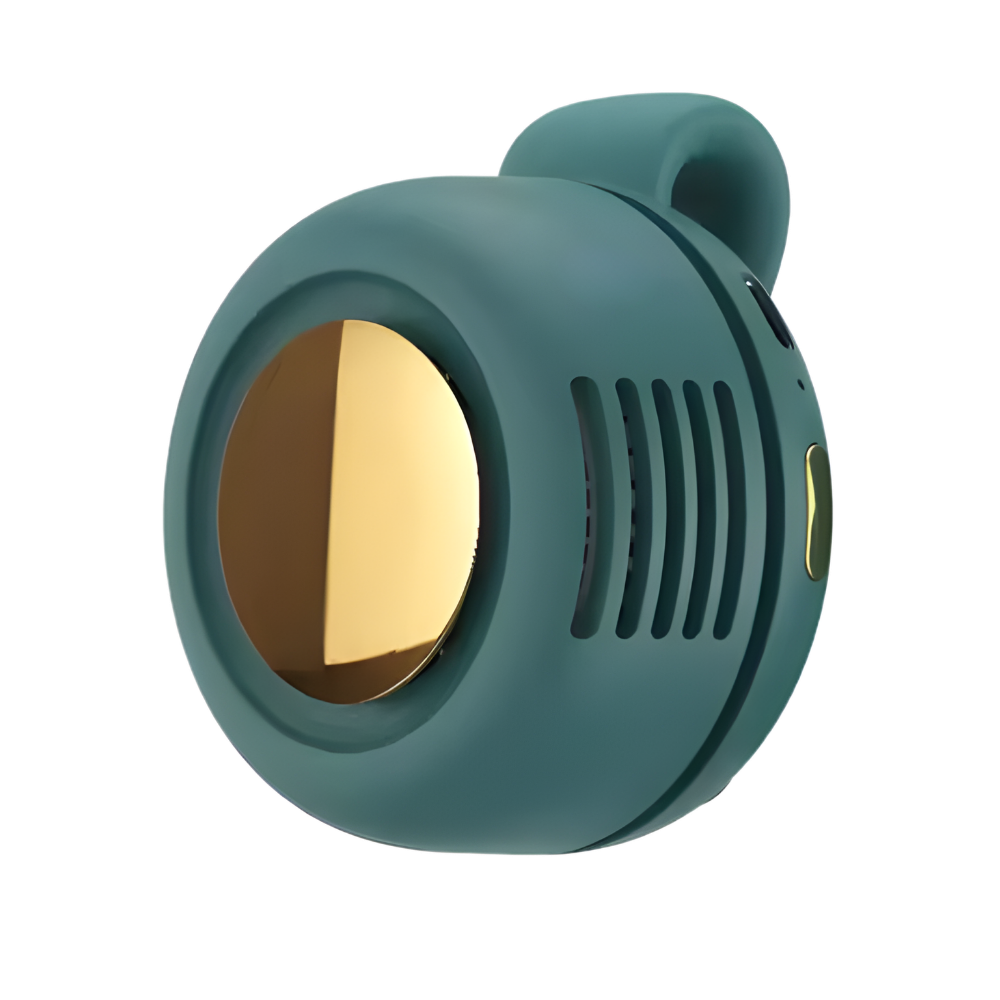 Diskret 360° clip-on ventilator -Grøn - Ozerty