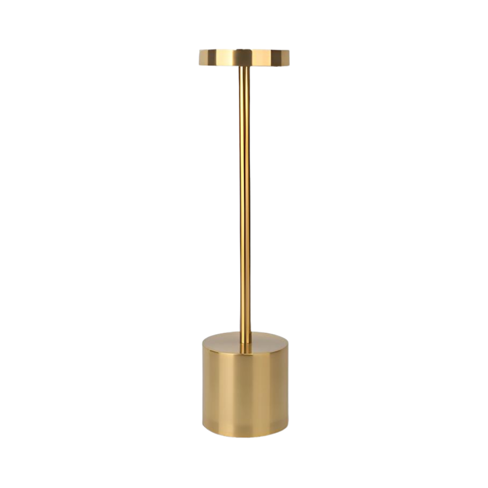 Batteridrevet genopladelig bordlampe

 -Guld - Ozerty