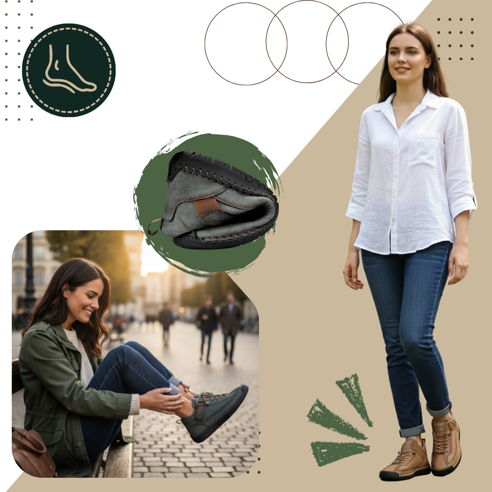 Cradled Walk Ortho Sneakers - Ozerty