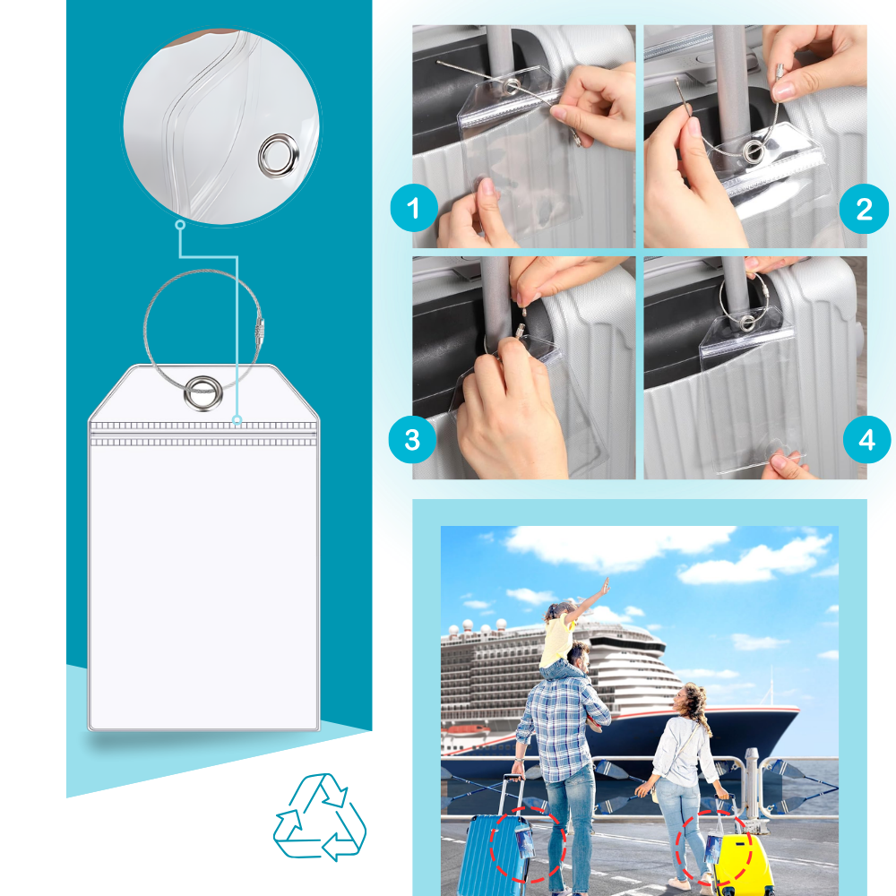 Tilpasset Vandtæt Kuffert Tag - Ozerty