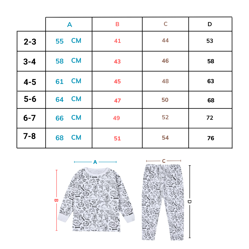 Doodle Dream Pyjamas - Ozerty