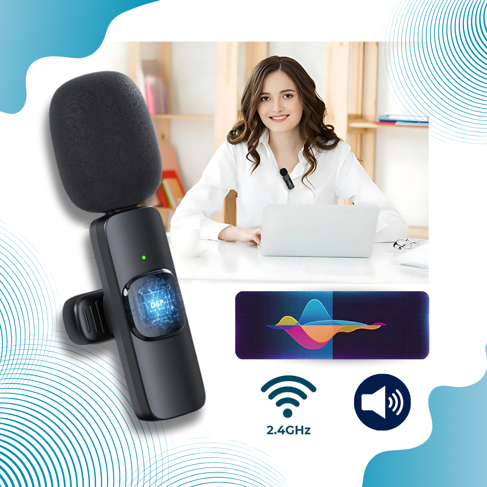 Dobbelt Støjreducerende Mikrofon - Ozerty