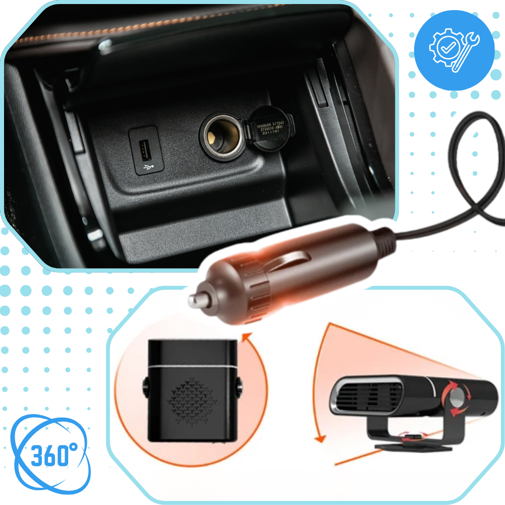 Dobbelt Bærbar Bilafrimer - Ozerty