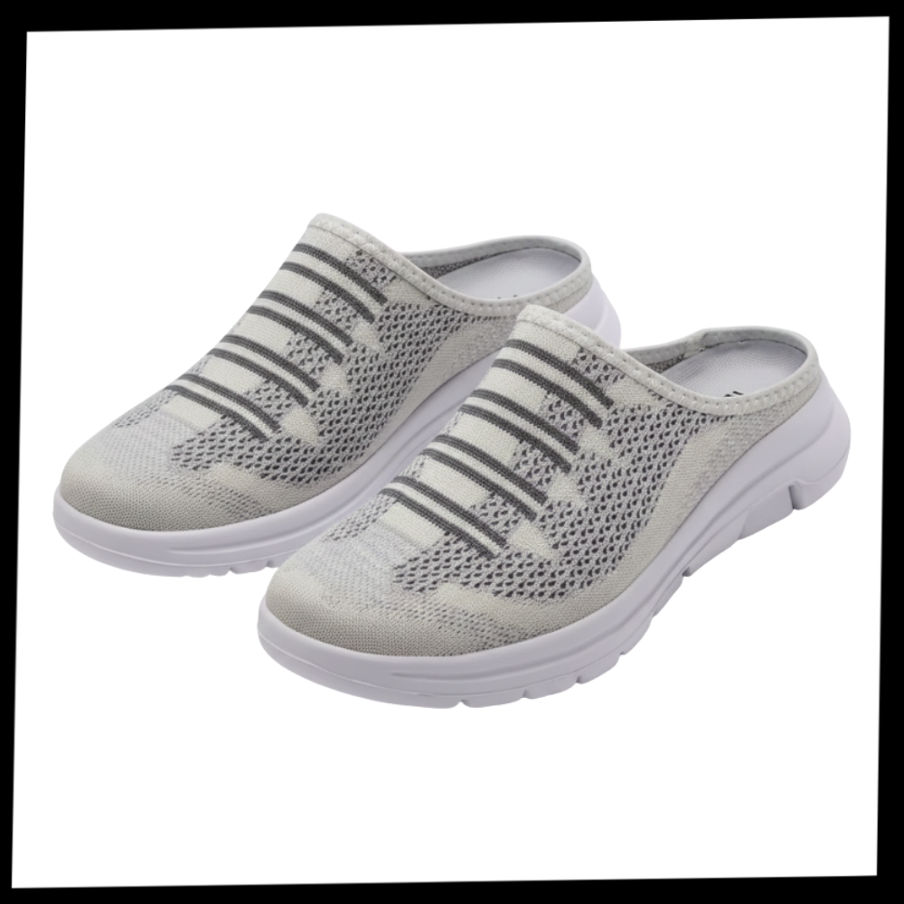 Behagelige slip-on flade mules - Ozerty