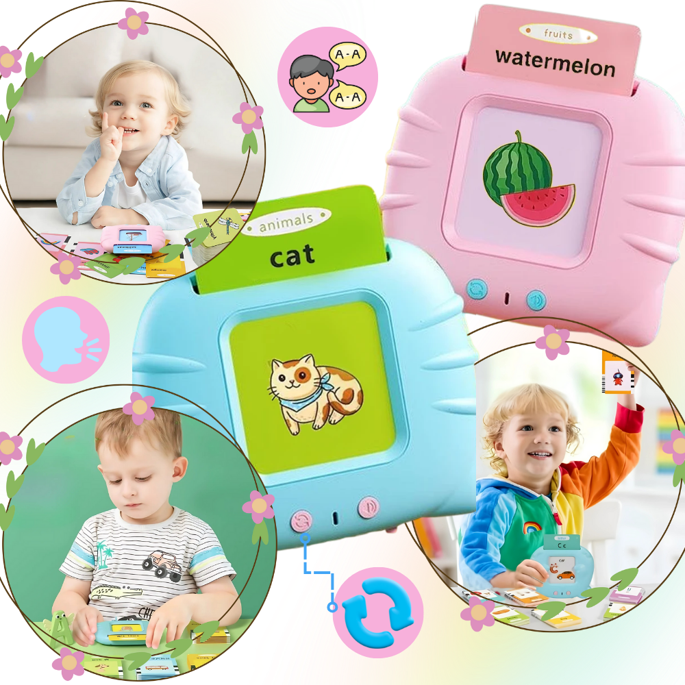 Pædagogiske Talende Flashkort - Ozerty