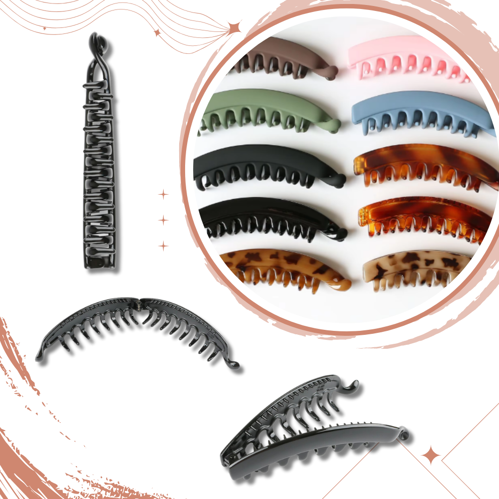 Elegant hestehaleholder med clips - Ozerty