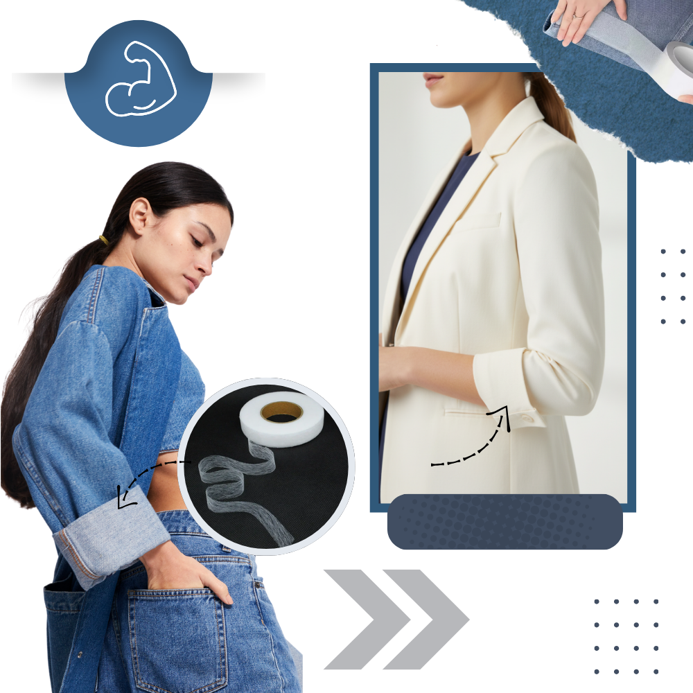 Dobbeltsidet Stærk Klæbemiddel til Stof - Ozerty