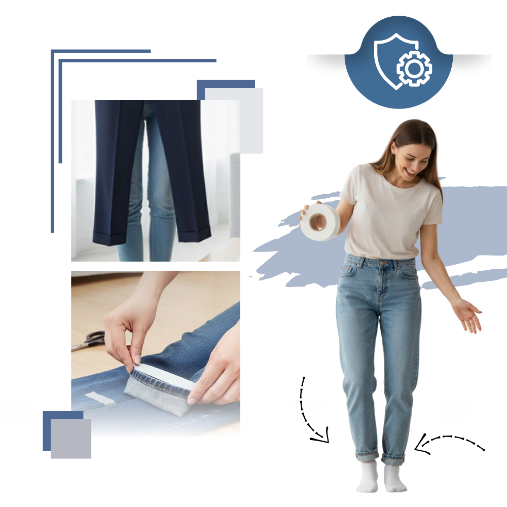 Dobbeltsidet Stærk Klæbemiddel til Stof - Ozerty