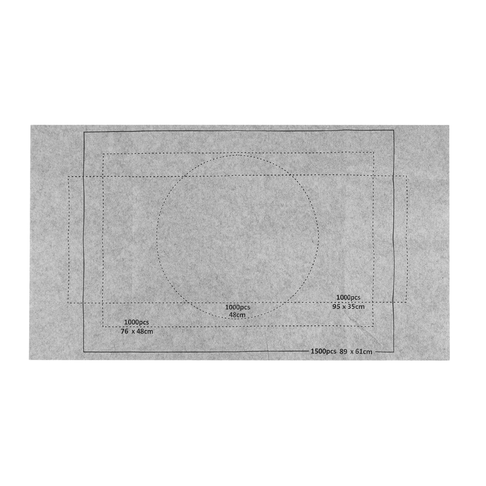 Sammenrullelig filt puslespilsmåtte  -Grå - Ozerty