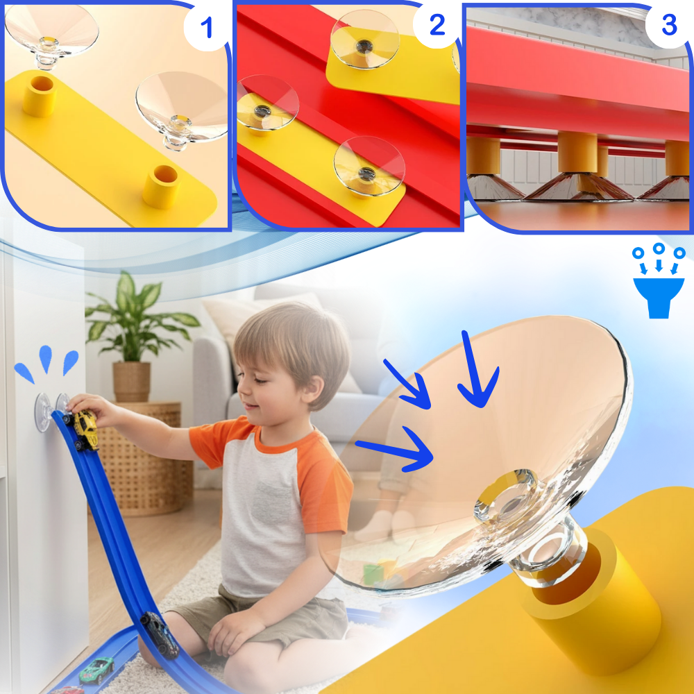 Fleksibel 2-sporet Bilbane - Ozerty