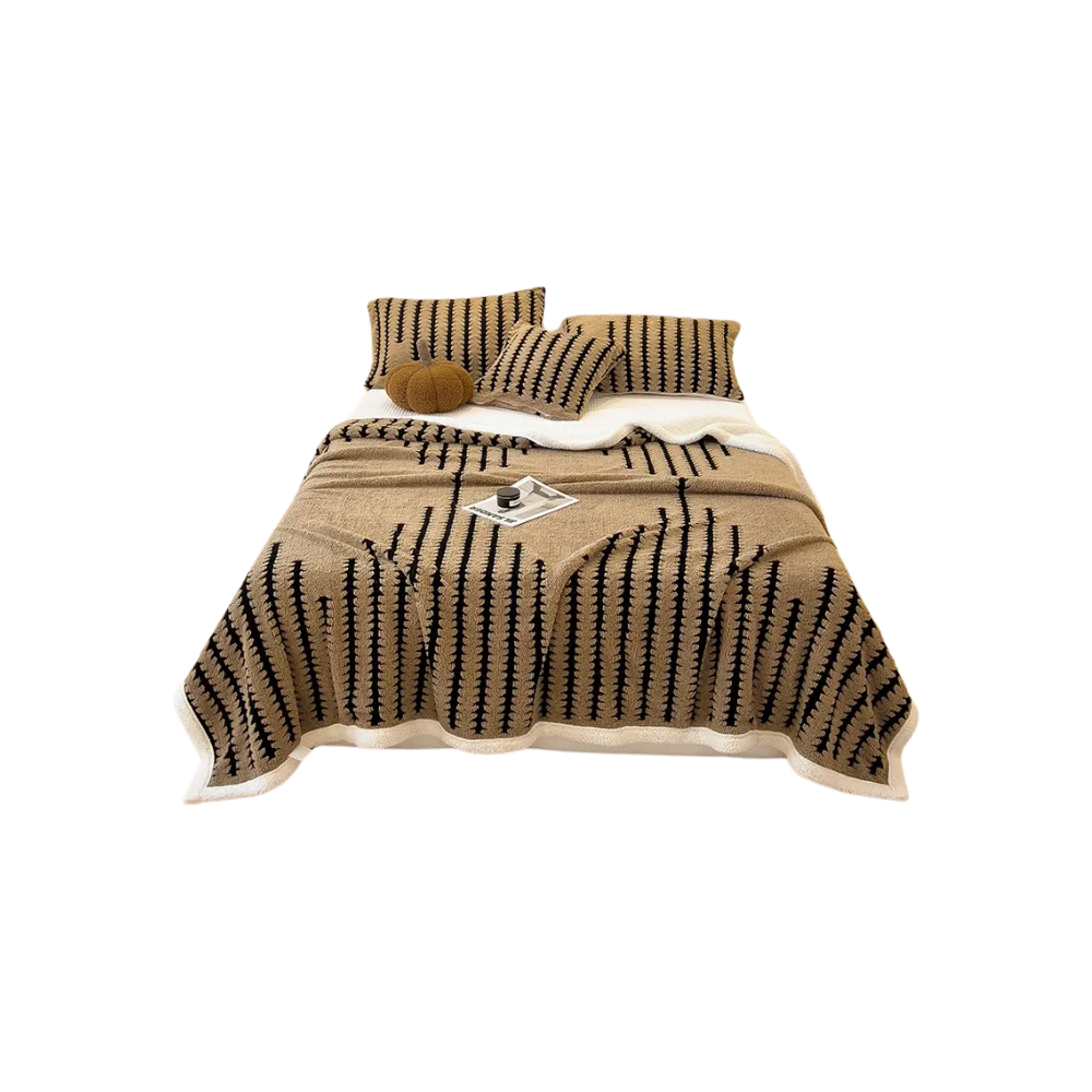 Blødt Jacquard Vintertæppe