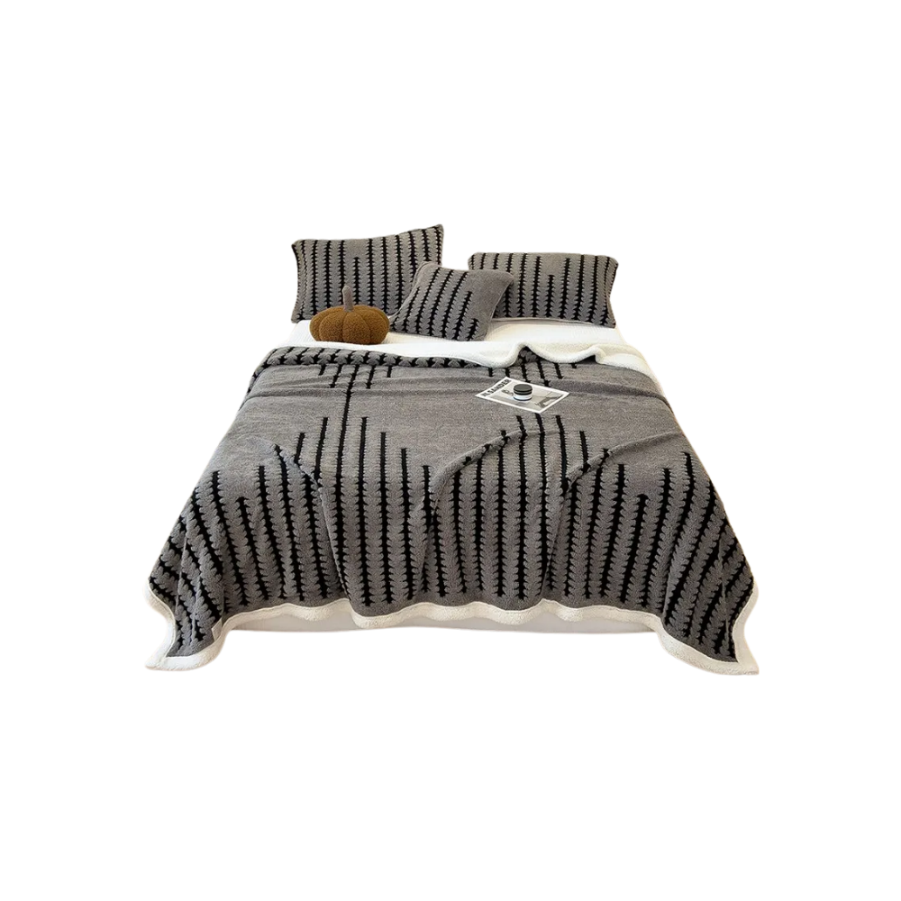 Blødt Jacquard Vintertæppe