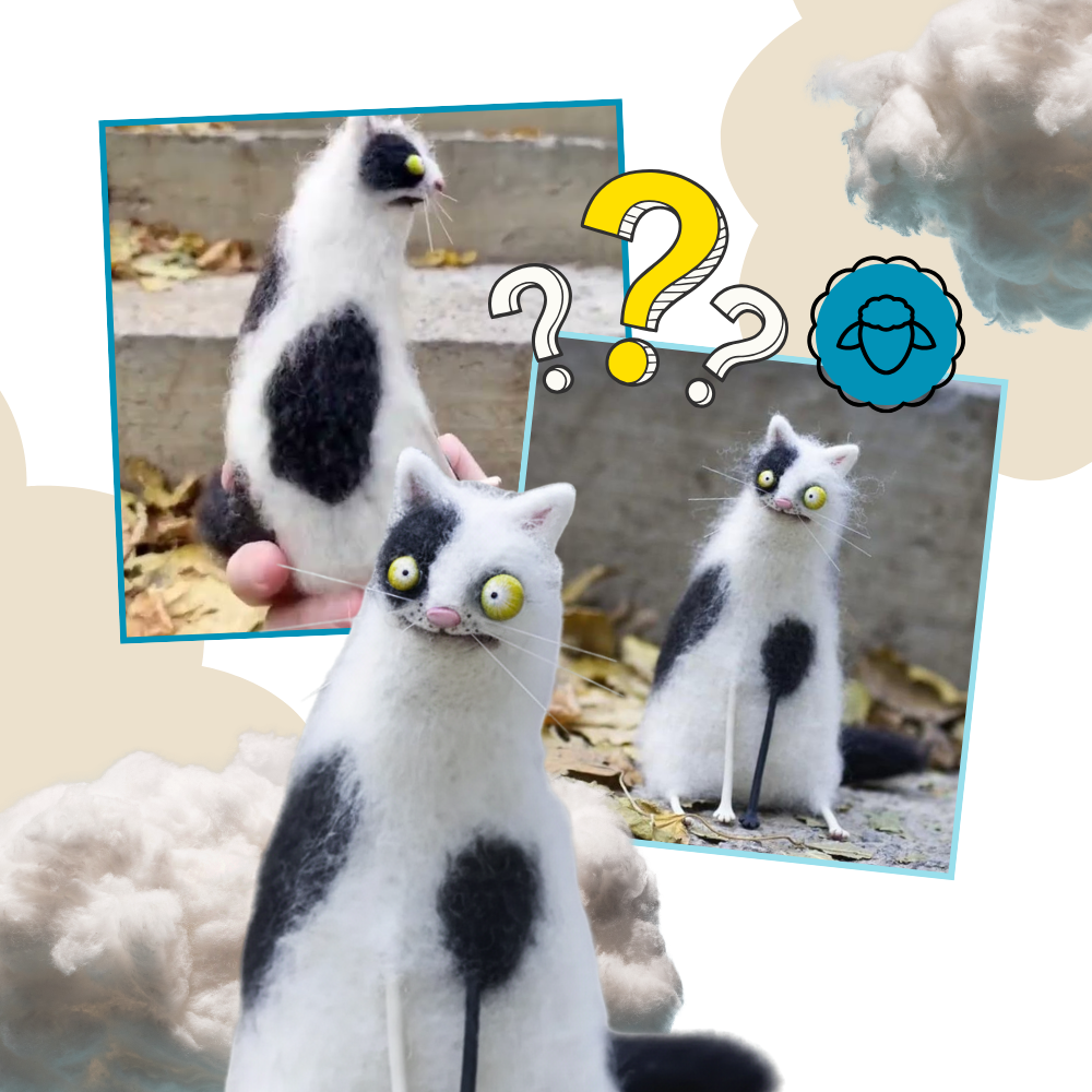 Sjov Pjusket Dekorationskat - Ozerty