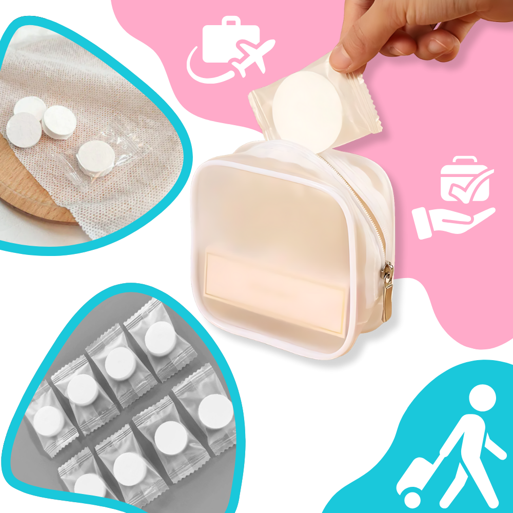 Skånsomme Komprimerede Bomuldshåndklæder - Ozerty