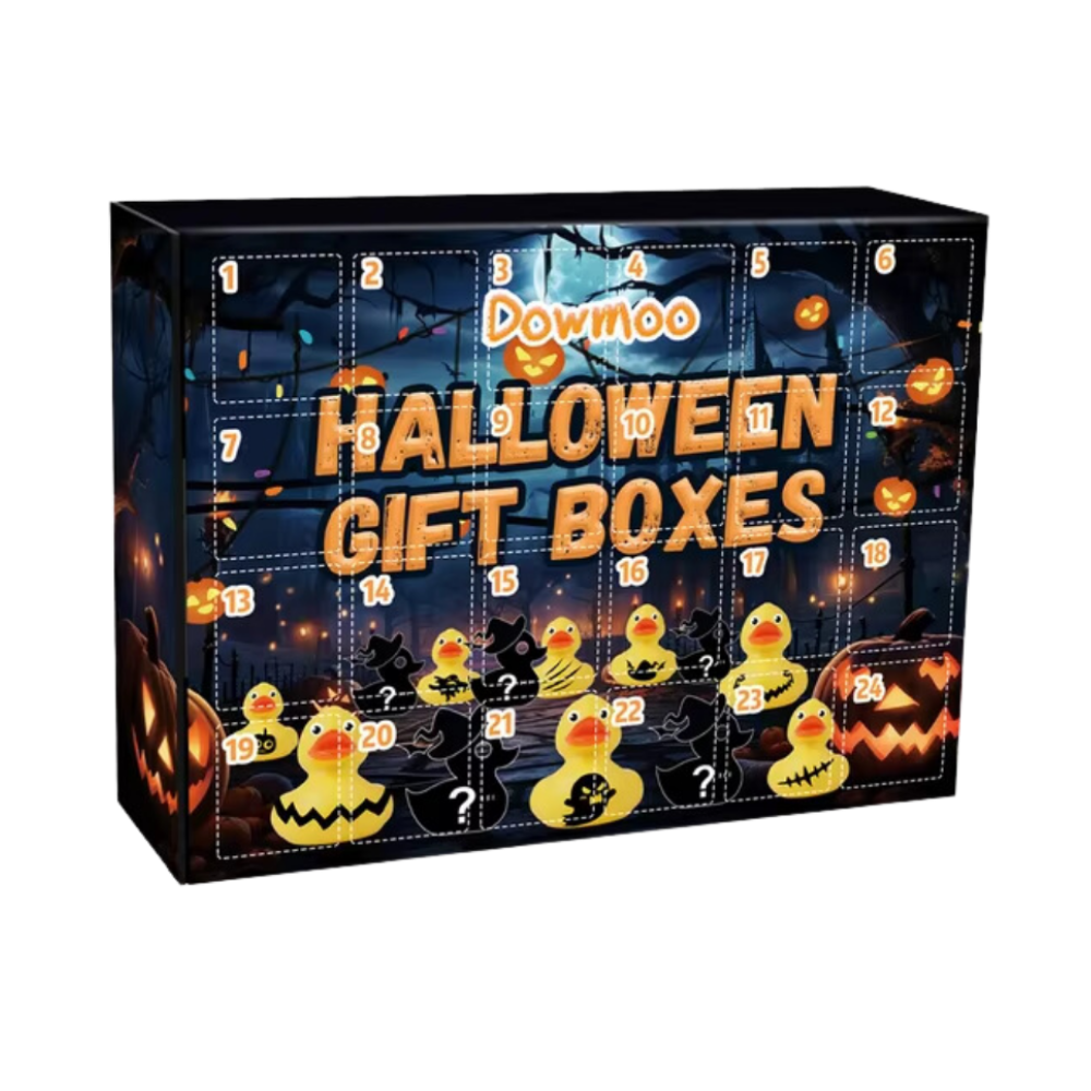 Adventskalender med ænder i halloween- og juletema -Halloween ænder - Ozerty