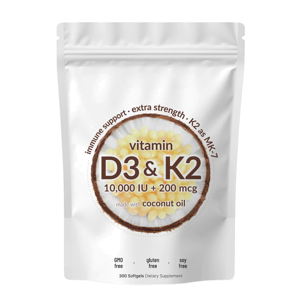 Højstyrke D3 & K2 softgels - Ozerty