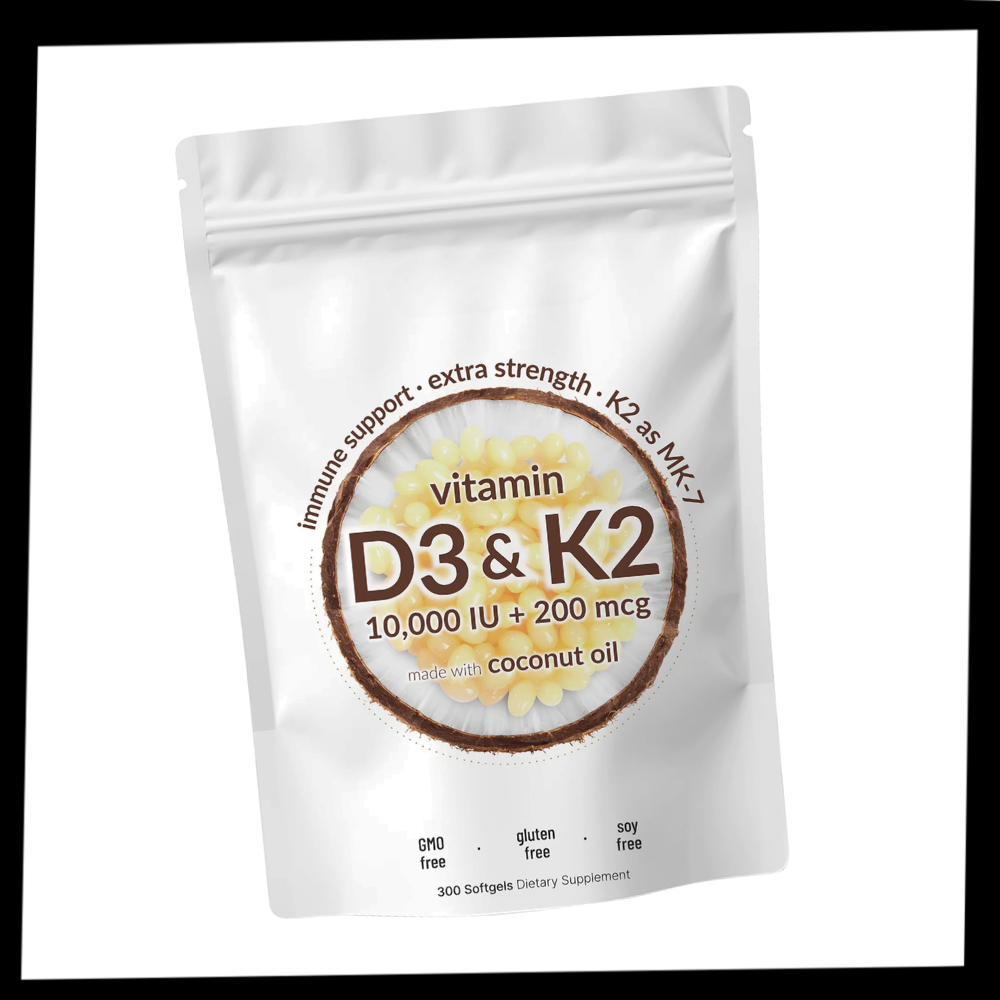 Højstyrke D3 & K2 softgels - Ozerty