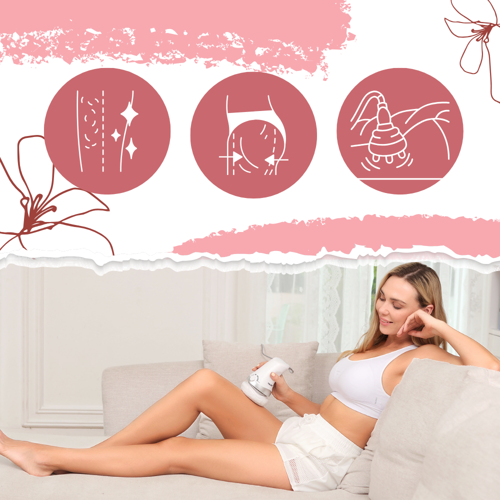 Cellulitis-massageapparat med højfrekvent vibration - Ozerty