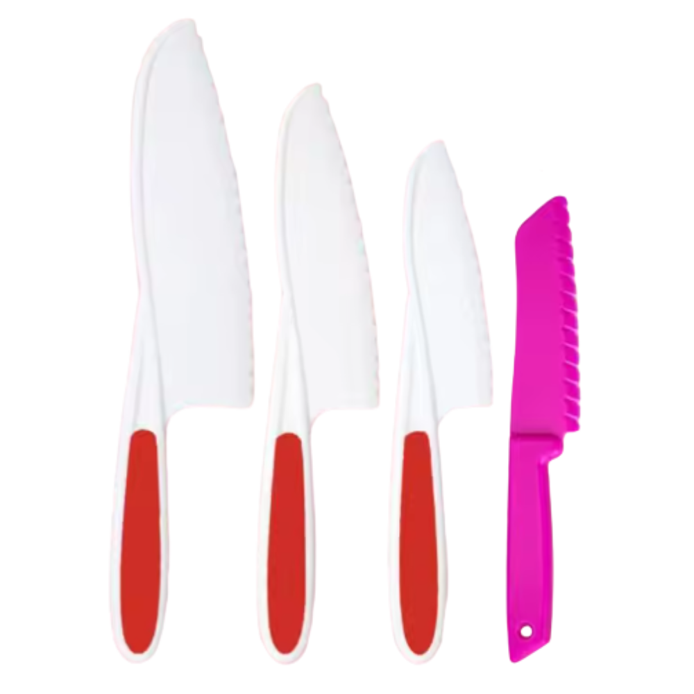 Børnevenligt Køkkensæt -Rød - Ozerty