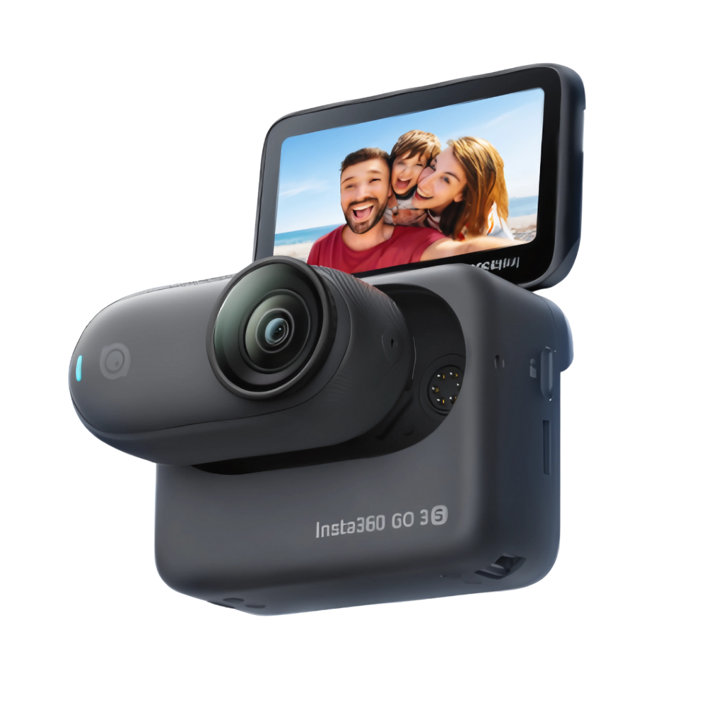 Insta 360 håndfrit kamera med magnetisk montering -Midnat Sort - Ozerty