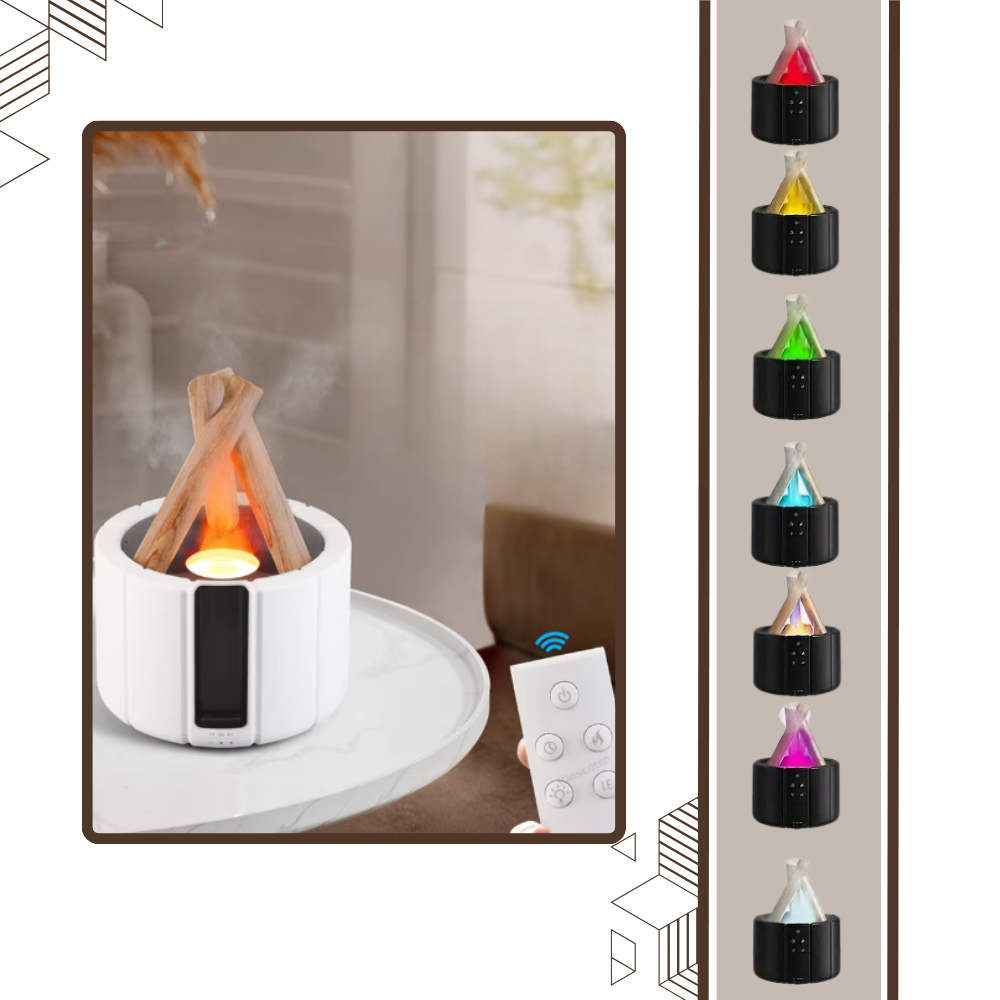 Hypnotiserende bål aromatherapy diffuser - Ozerty