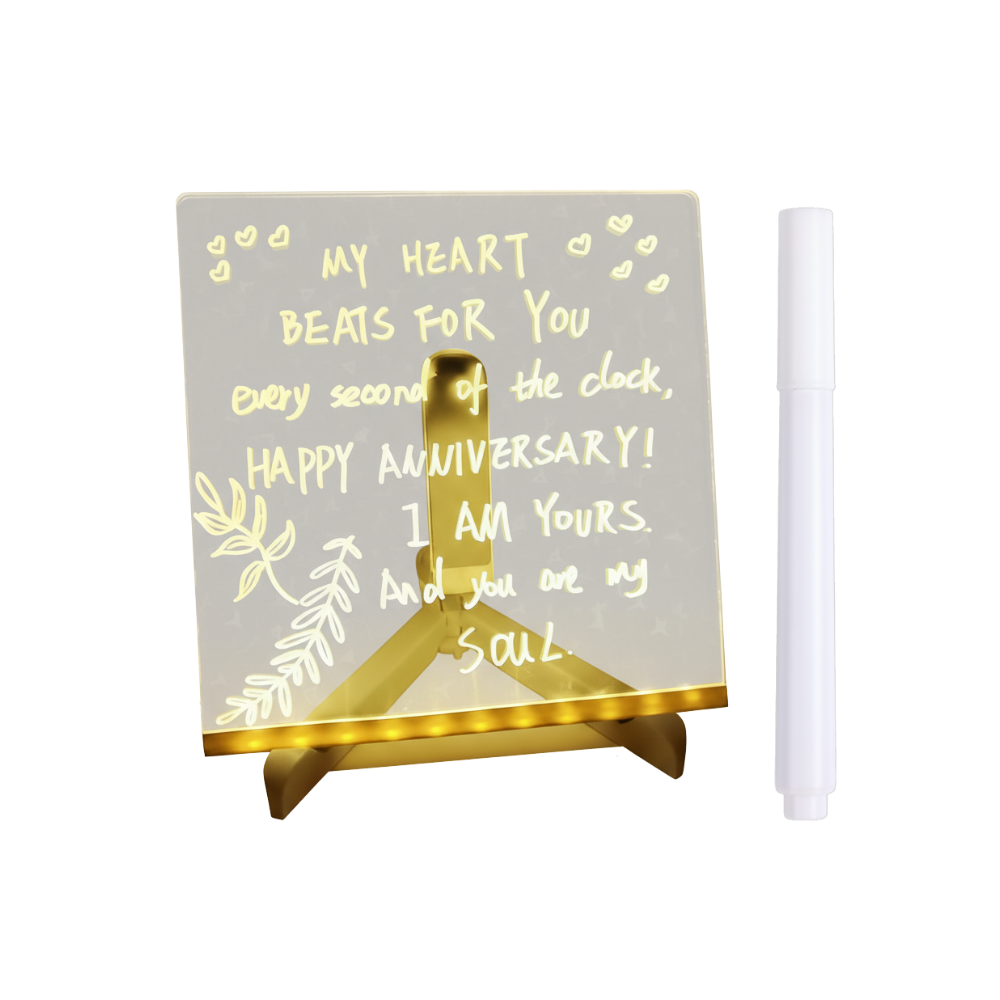 Fascinerende LED Opslagstavle -15 x 15 cm - Ozerty