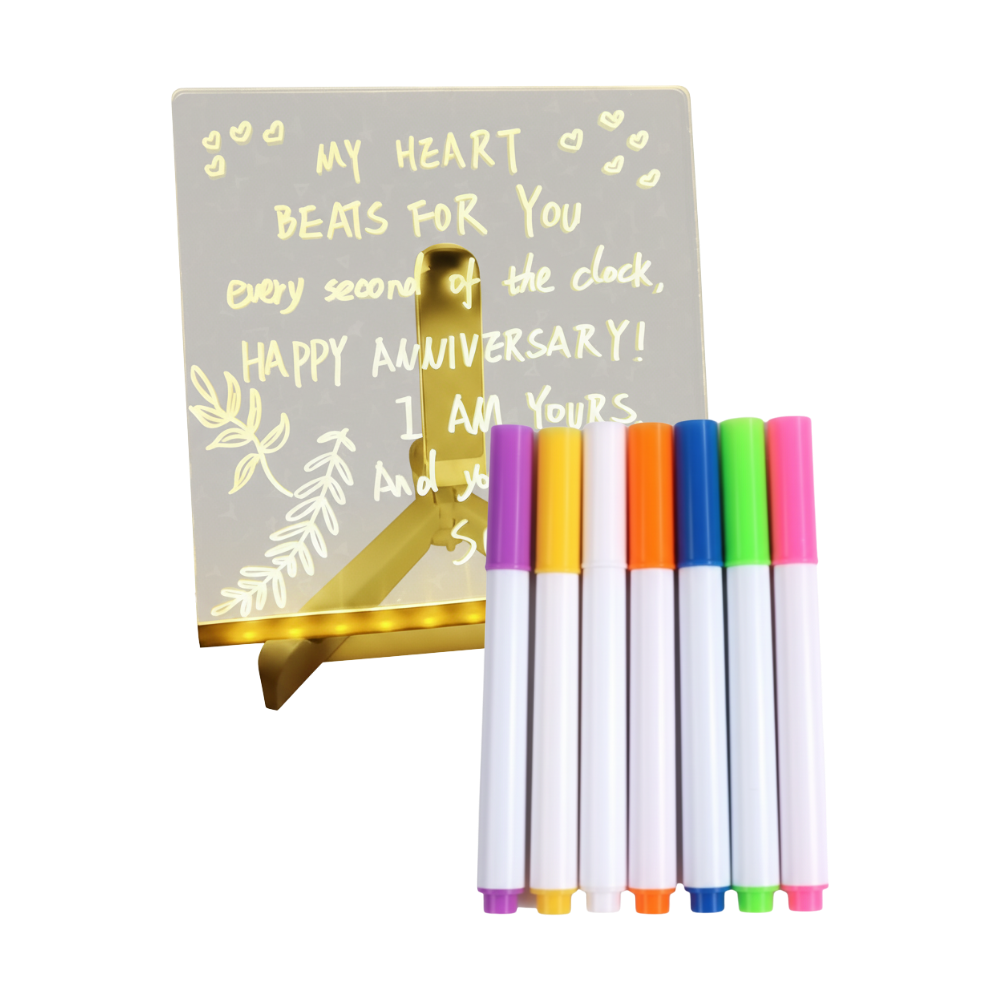 Fascinerende LED Opslagstavle -15 x 15 cm - Ozerty