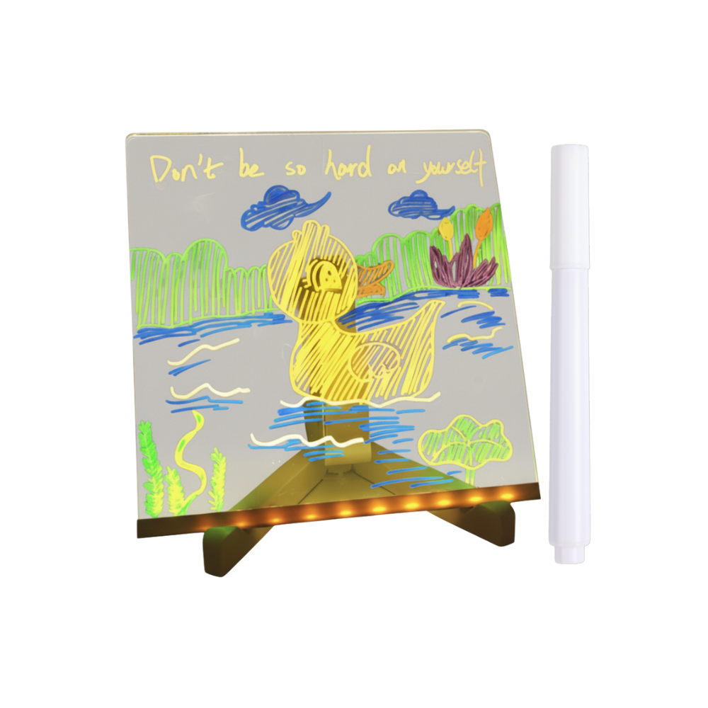 Fascinerende LED Opslagstavle -20 x 20 cm - Ozerty