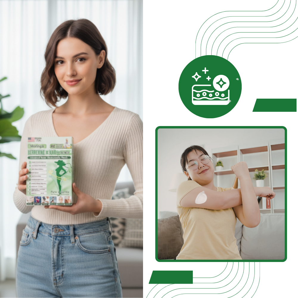 Microneedle Moringa-plastre - Ozerty