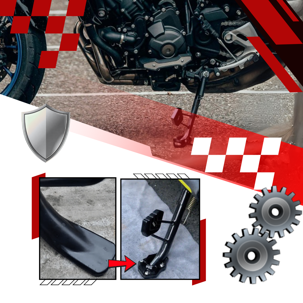 Motorcykel Legering Kickstand Combo - Ozerty