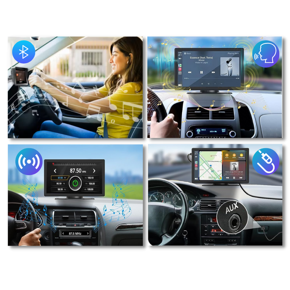 Trådløs multimedieafspiller i bilen

 - Ozerty