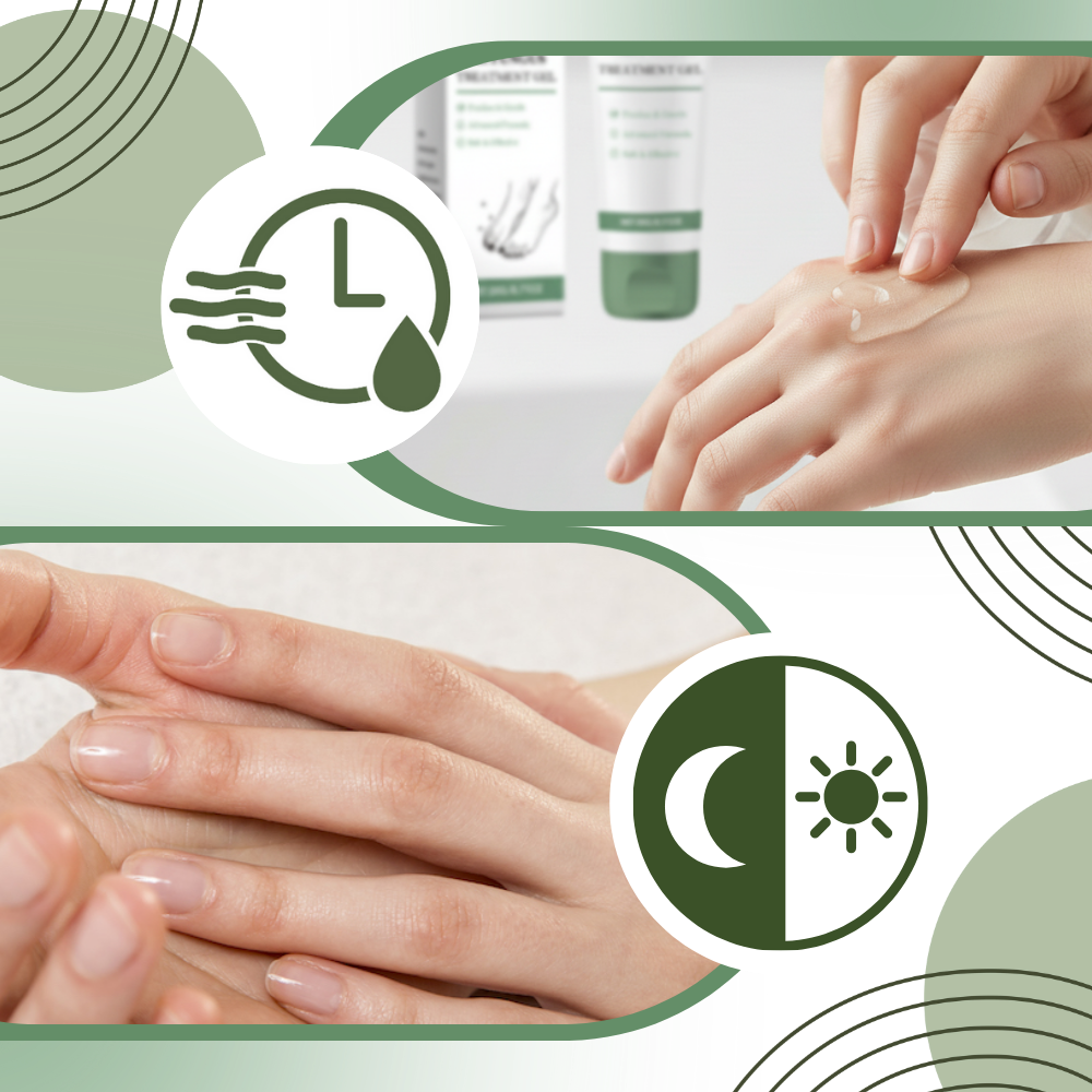 Neglefornyende og Fugtgivende Gel - Ozerty