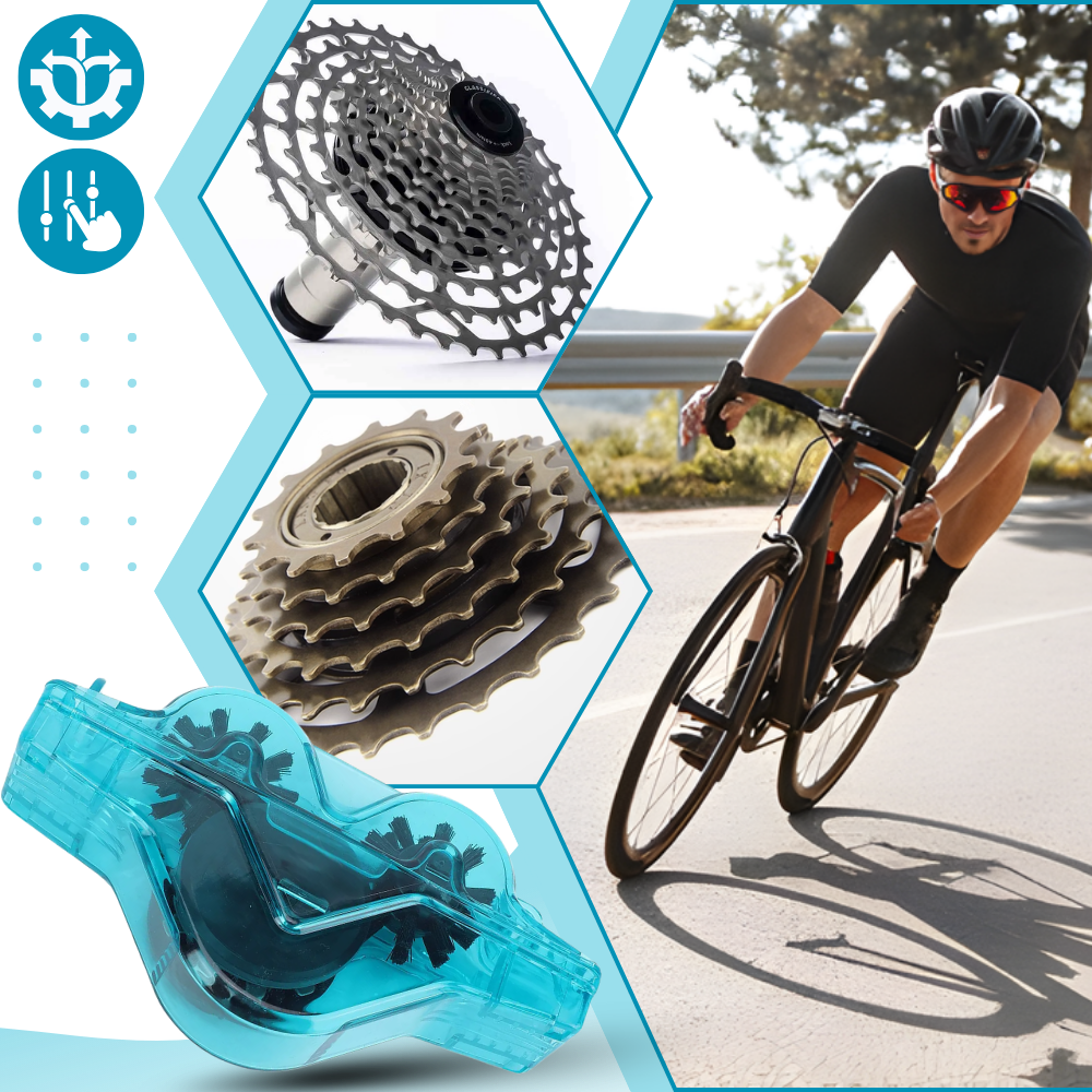 No-Mess 360° cykelkæderenser - Ozerty