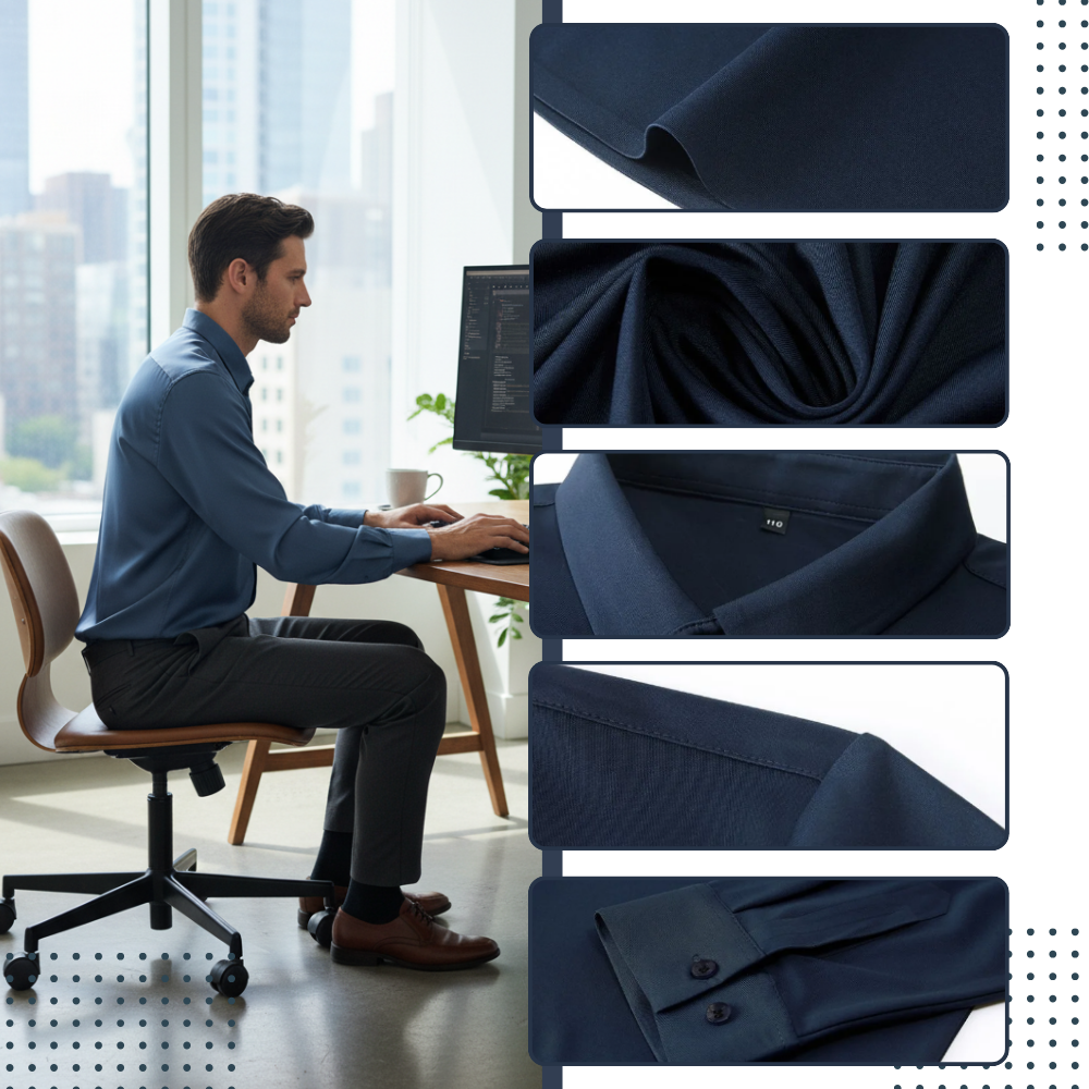 Strygefri Silkeblend Herrepolo​ - Ozerty