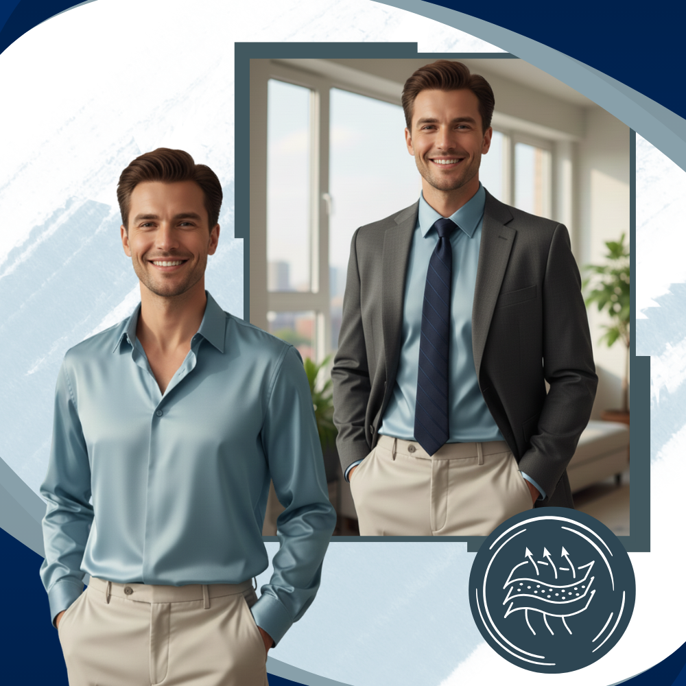 Strygefri Silkeblend Herrepolo​ - Ozerty