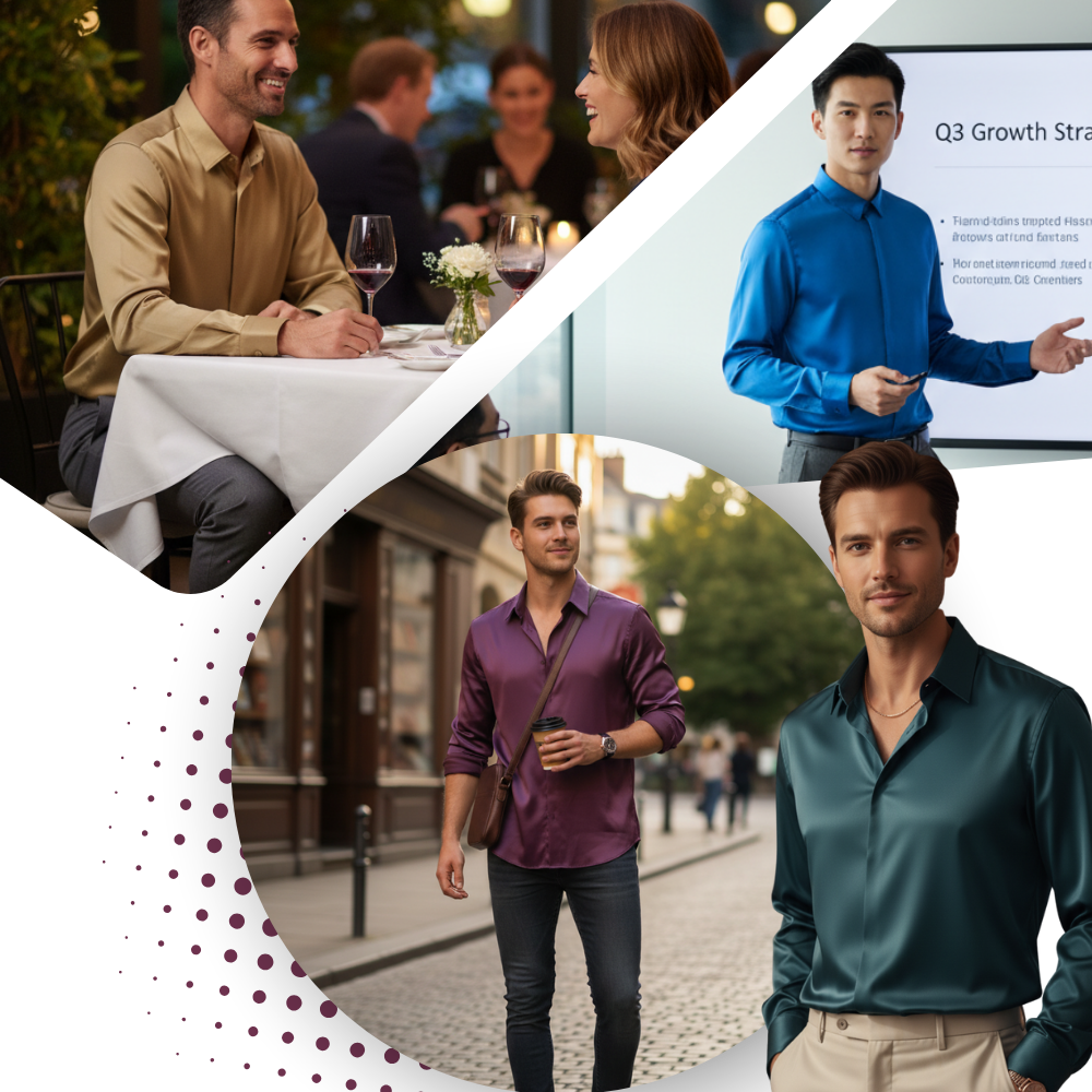 Strygefri Silkeblend Herrepolo​ - Ozerty