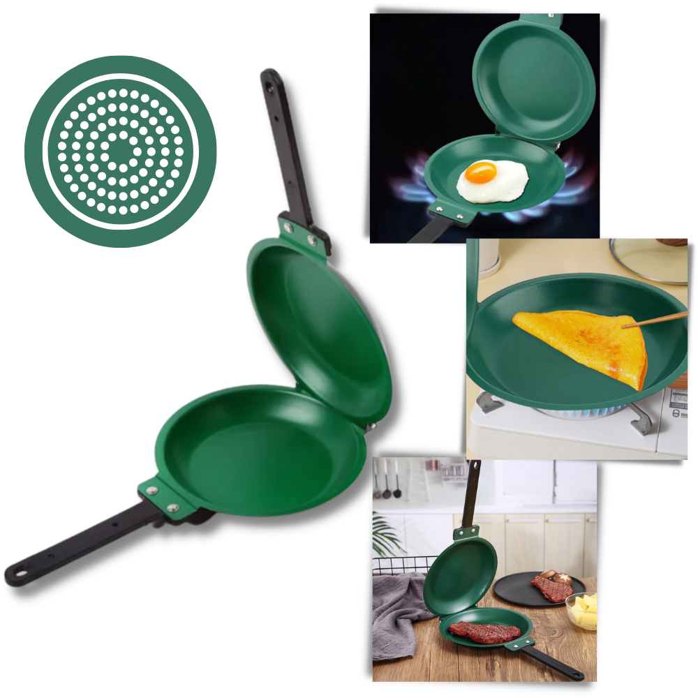 Non-stick dobbeltsidet pande

 - Ozerty