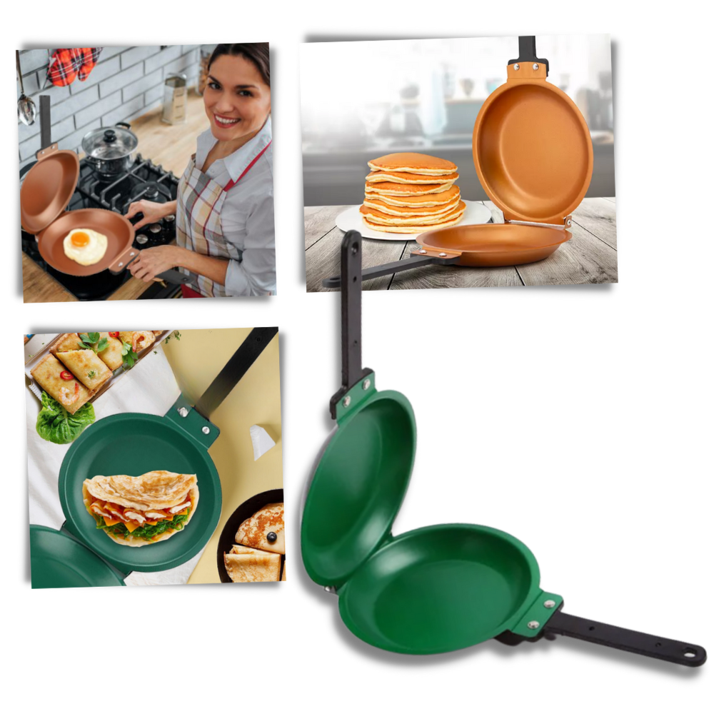 Non-stick dobbeltsidet pande

 - Ozerty