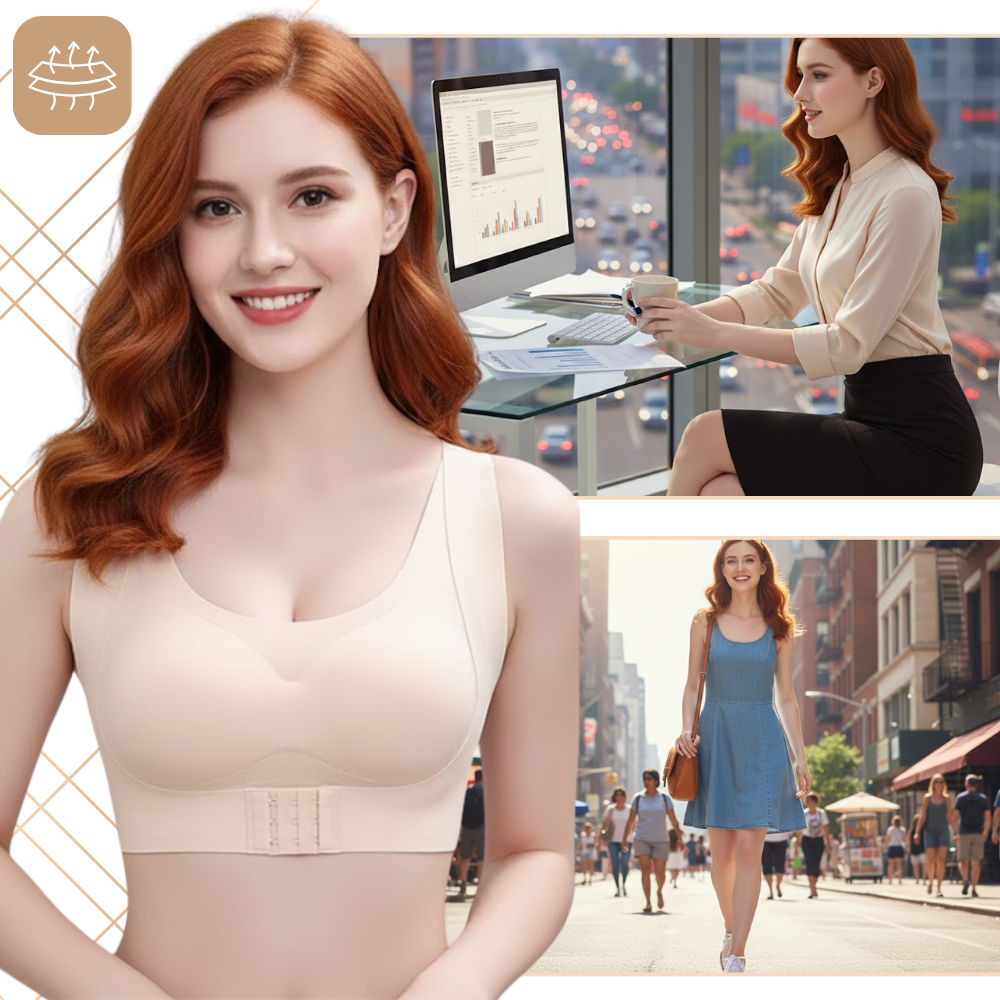 Holdningsstøttende Sømløs BH - Ozerty