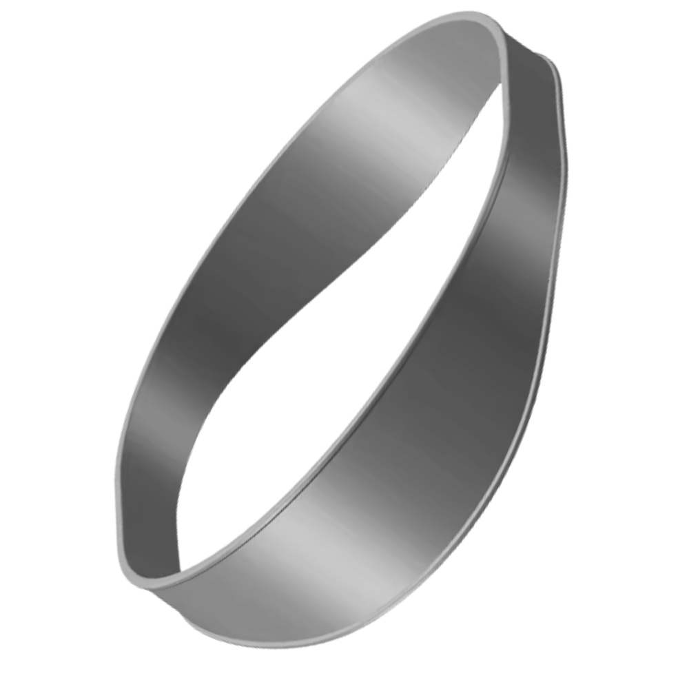 Fade Præcisions Kontur Ramme -Grå - Ozerty