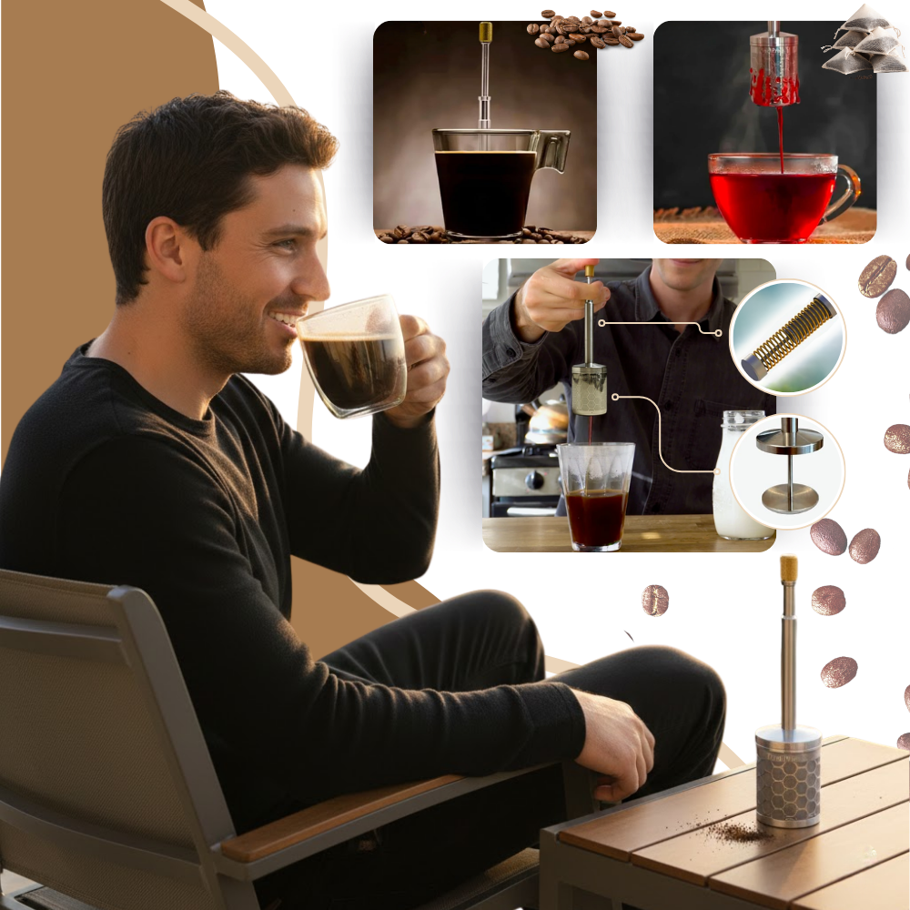 Pure Aroma fransk kaffestempel - Ozerty