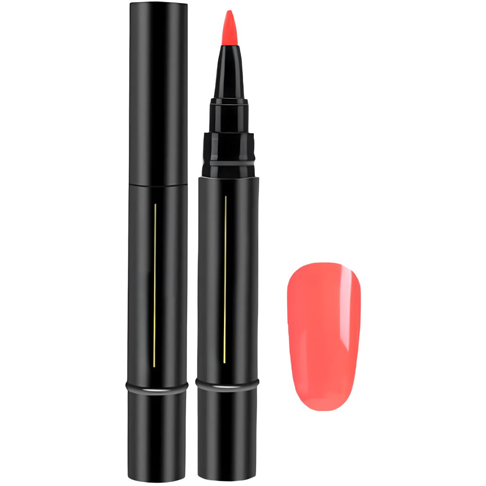 Hurtigtørrende Neglelak Pen -Koral Orange - Ozerty