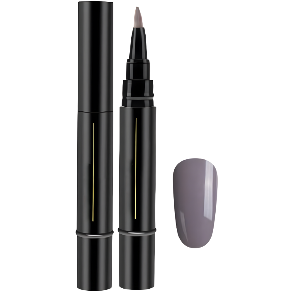 Hurtigtørrende Neglelak Pen -Grå - Ozerty