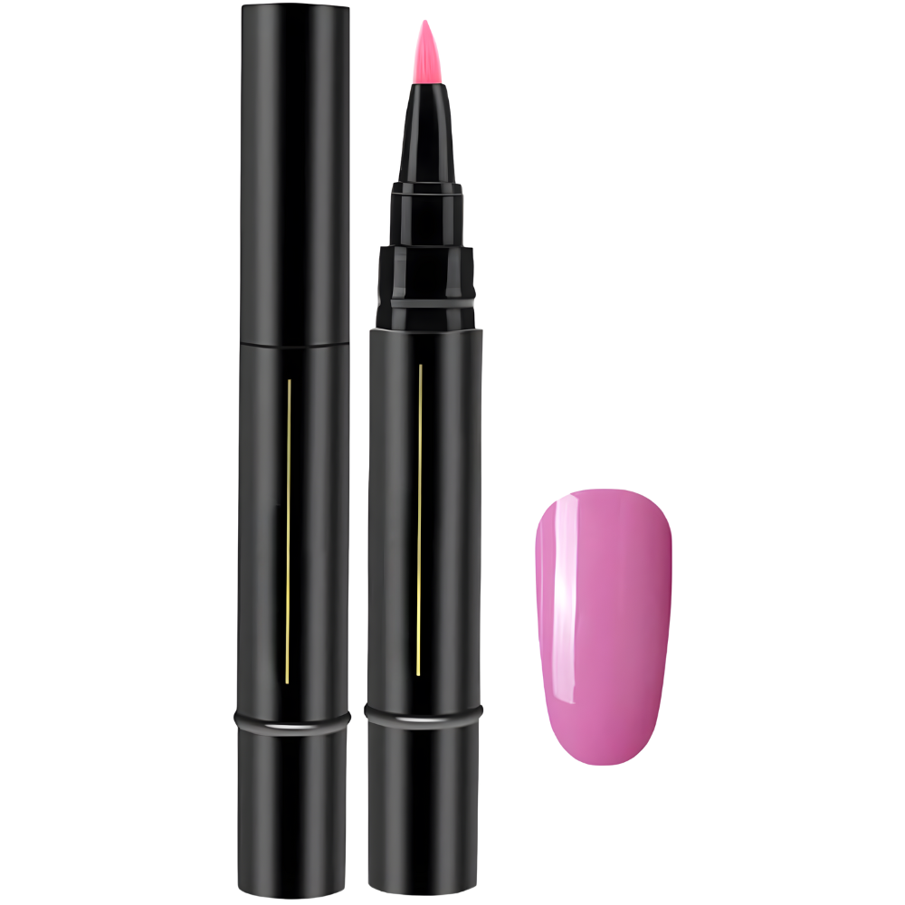 Hurtigtørrende Neglelak Pen -Rosa Mauve - Ozerty