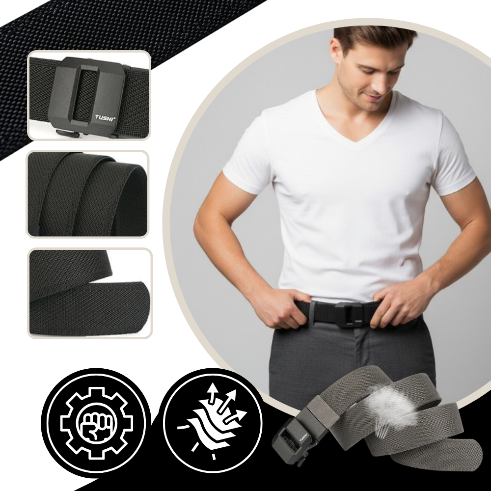 Nylonbælte med Skraldespænde - Ozerty