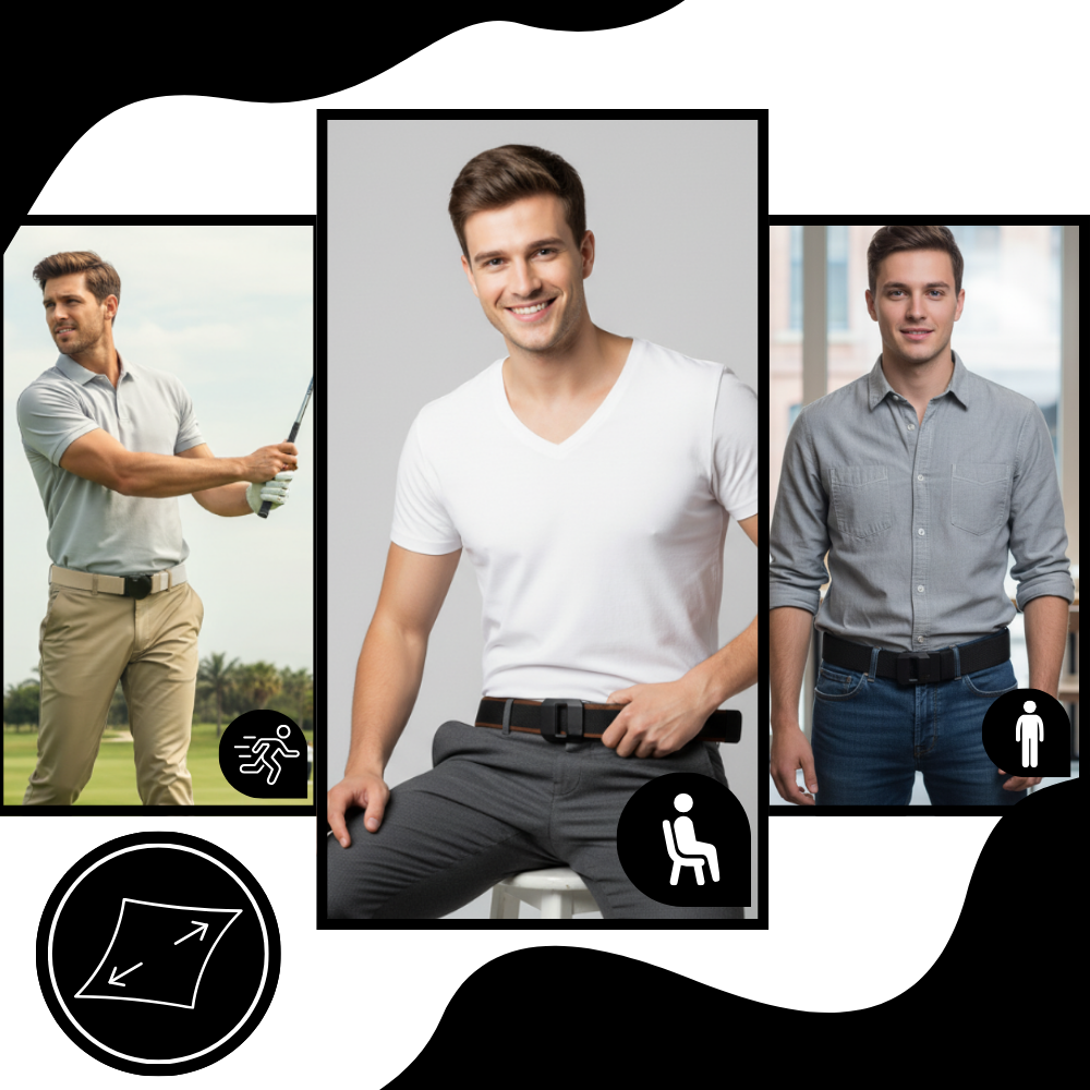 Nylonbælte med Skraldespænde - Ozerty